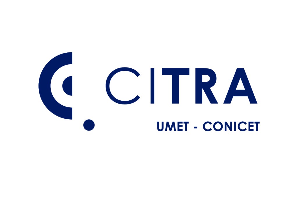 Logo del CITRA, UMET - CONICET, en colores azul sobre fondo blanco.